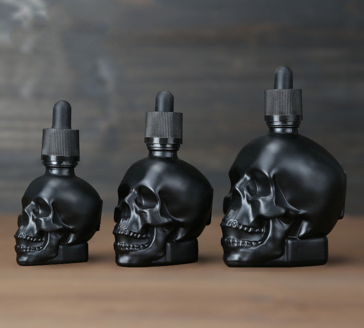 Skull bottle dropper for cocktails. All Glass