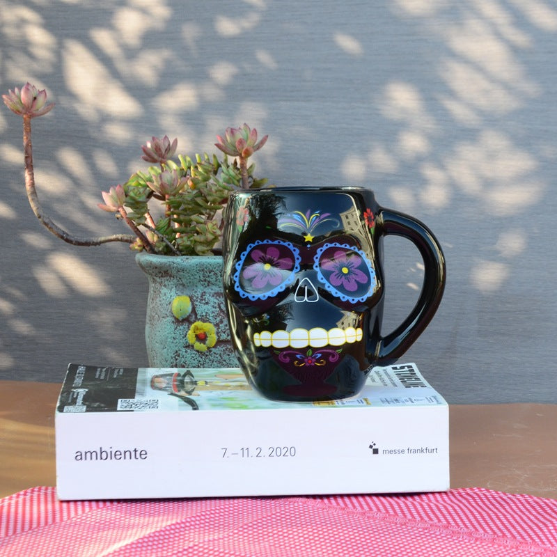 Creative Skull Stereo Ceramic Mug Halloween