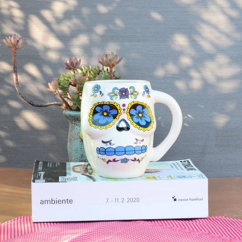 Creative Skull Stereo Ceramic Mug Halloween