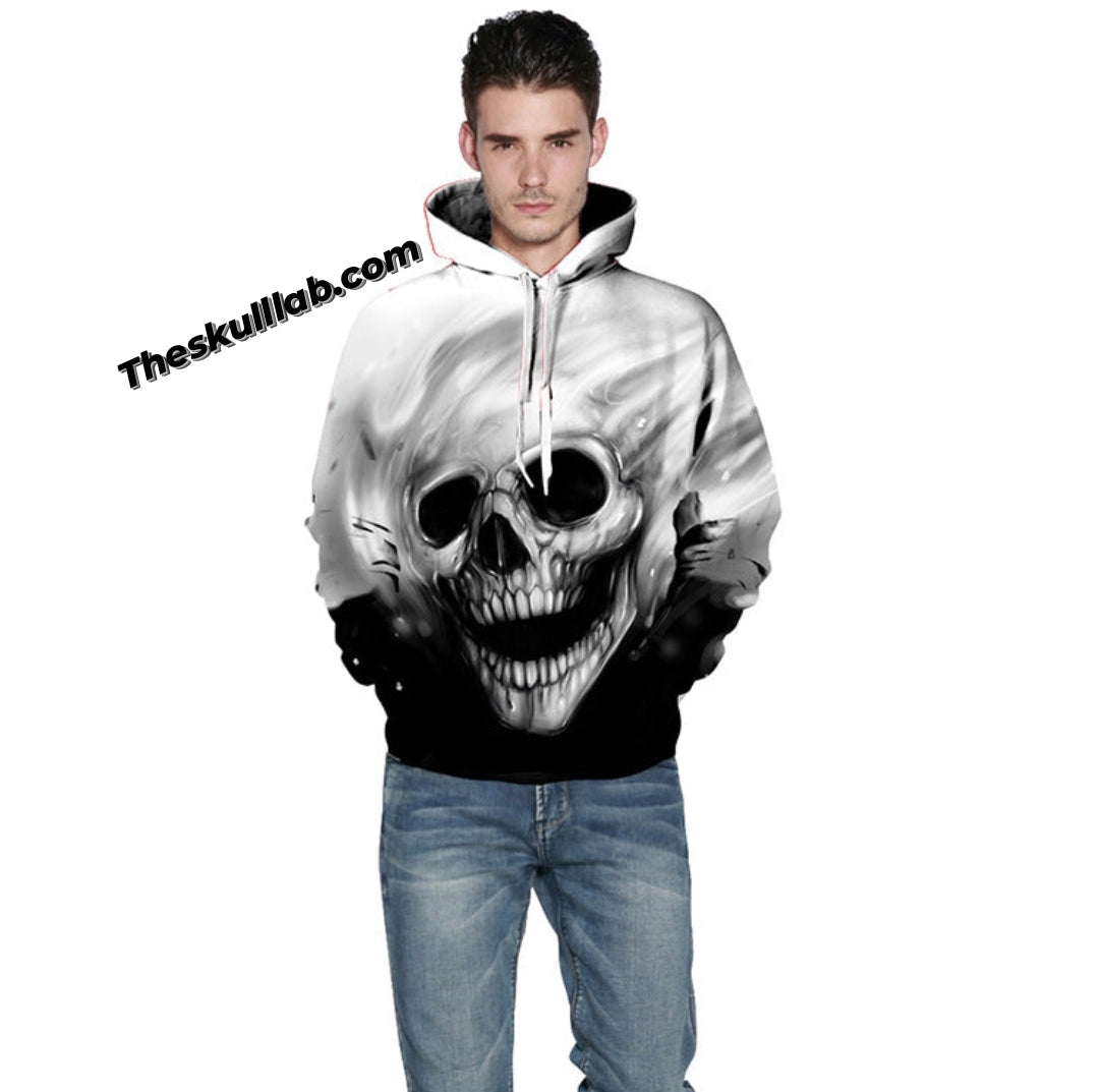 Fading Skull Hoodie Female & Male