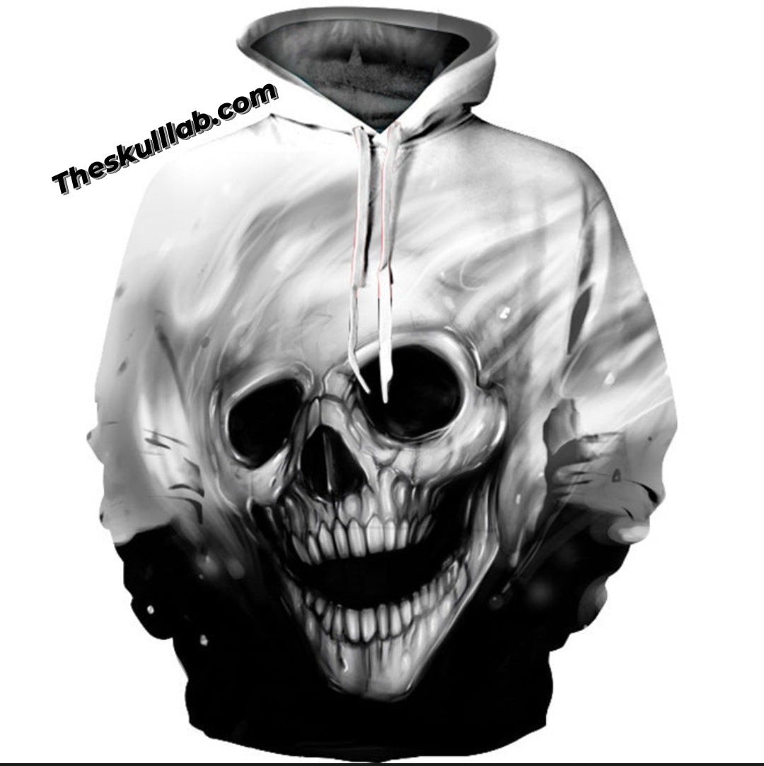 Fading Skull Hoodie Female & Male