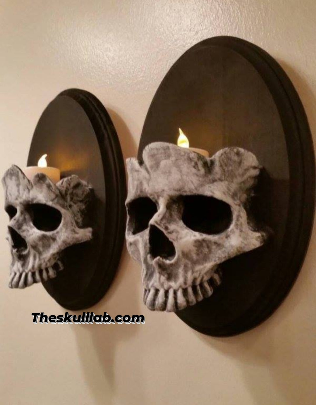 Wall Decor, Skull Scones & Candle Holder