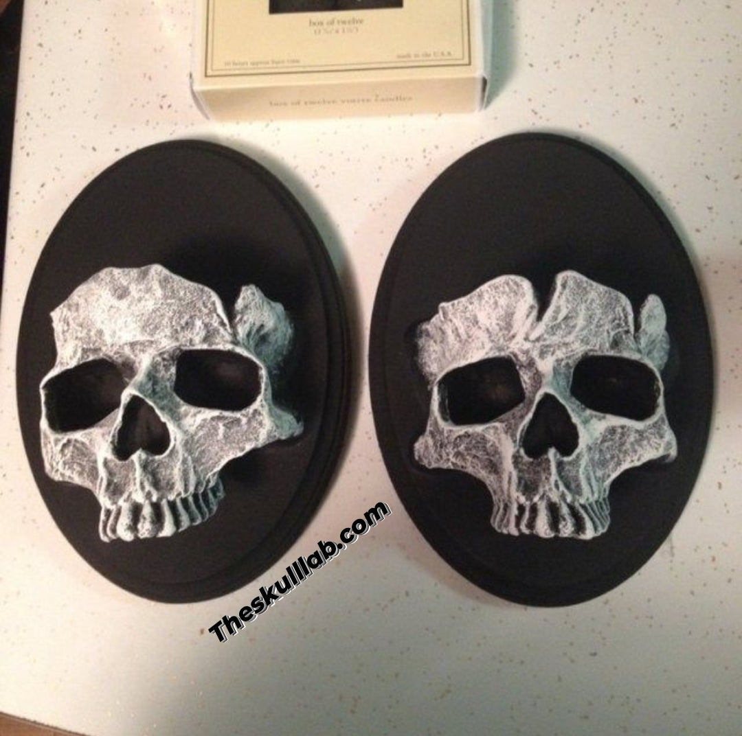 Wall Decor, Skull Scones & Candle Holder