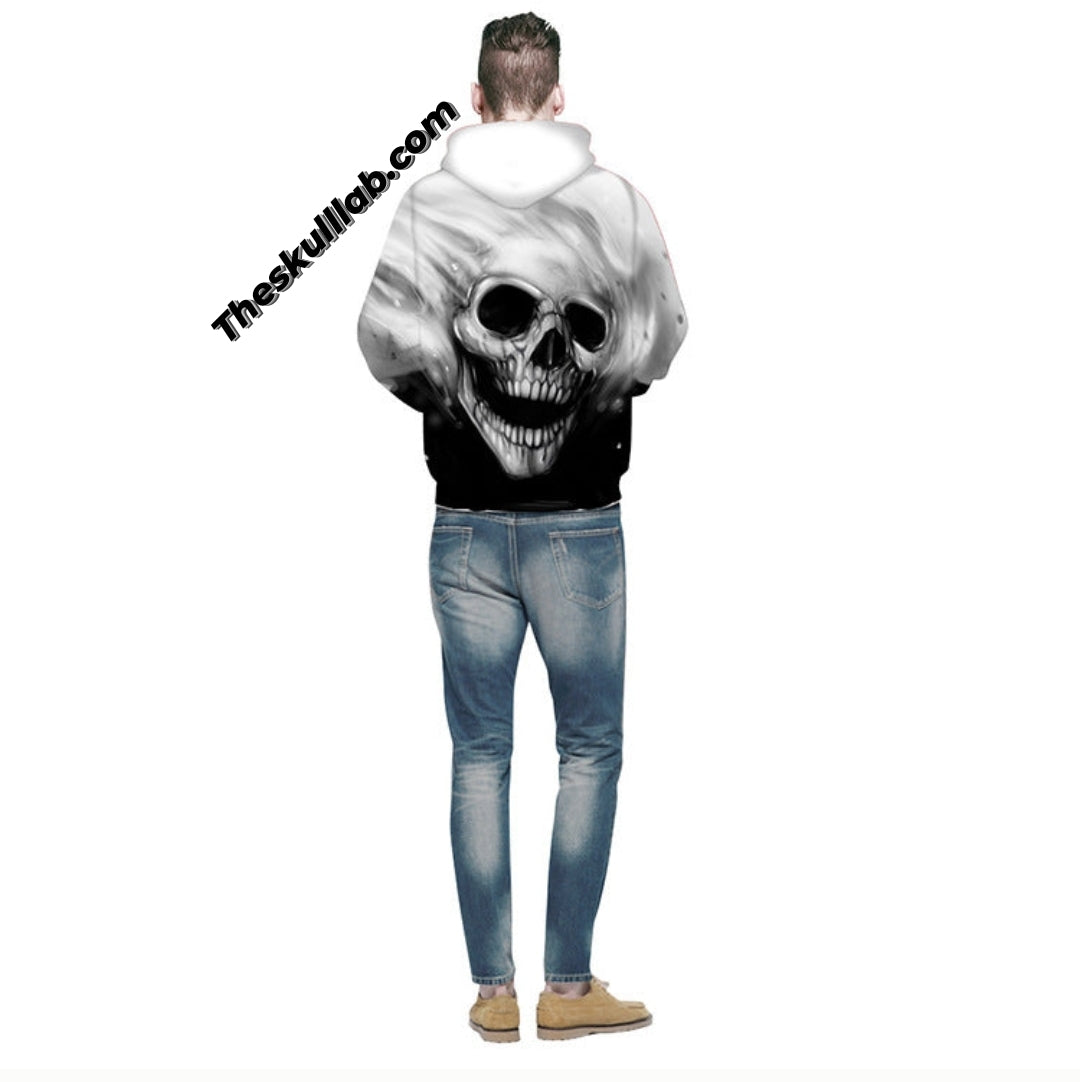 Fading Skull Hoodie Female & Male