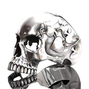 T.S.L Antique Silver Skull Shape Ring