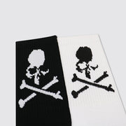 The Skull Lab Black / White Skull Socks