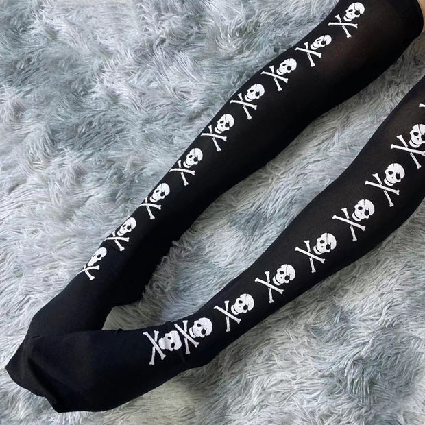 Skull Stockings and Over-knee Socks Japanese Soft Girl Cute Butterfly *7 Styles