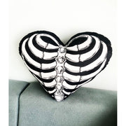 Skeleton Cushion all Rooms Skull Rack Heart