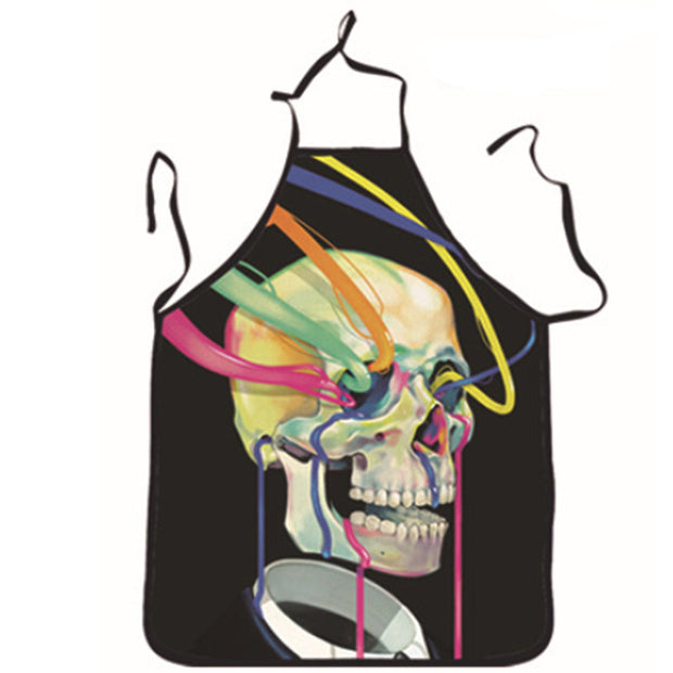 Fun Hot Skull Head Apron