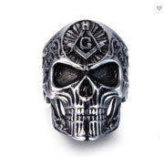 Stainless steel skull ring