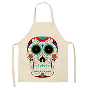 Creative Cotton And Linen Skull Series Apron *26 styles