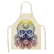 Creative Cotton And Linen Skull Series Apron *26 styles