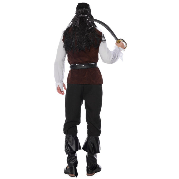 Men's Cosplay Halloween Pirates Of The Caribbean Costume