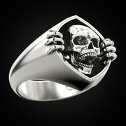 T.S.L. Retro Punk Skull Men's Ring