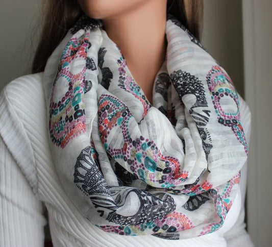 Colorful Skull Scarf