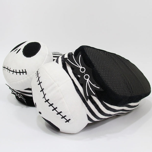 Nightmare before Christmas Skull Pumpkin Prince Jack Plush Slippers Men and Women Cotton