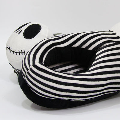 Nightmare before Christmas Skull Pumpkin Prince Jack Plush Slippers Men and Women Cotton