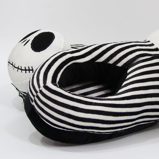 Nightmare before Christmas Skull Pumpkin Prince Jack Plush Slippers Men and Women Cotton