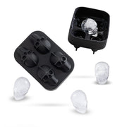 Creative Halloween 3D Silicone Skull Ice tray