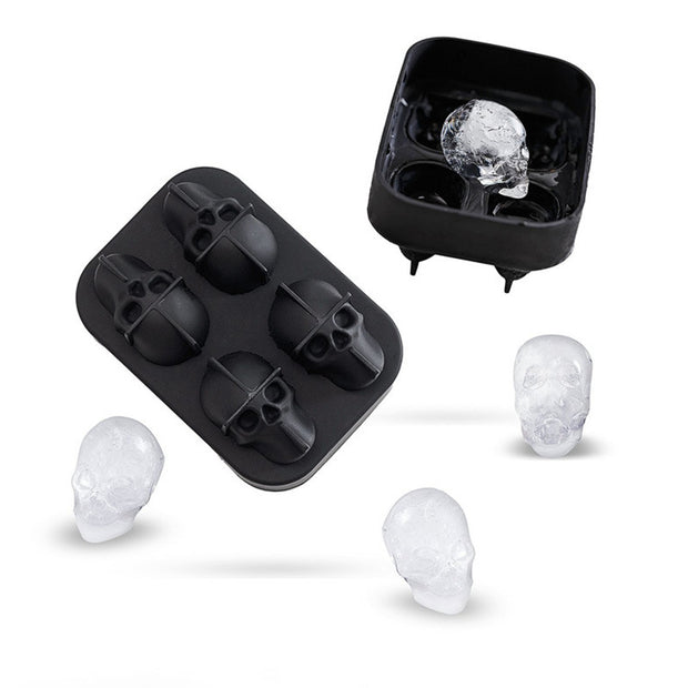 Creative Halloween 3D Silicone Skull Ice tray