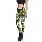 Ladies Skull Digital Print Leggings *7 colors
