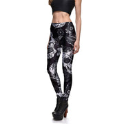 Ladies Skull Digital Print Leggings *7 colors