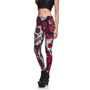 Ladies Skull Digital Print Leggings *7 colors