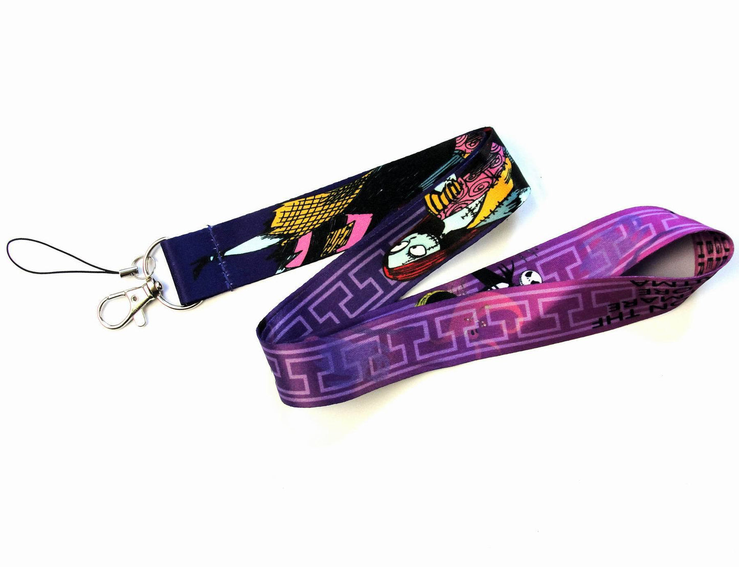 Nightmare Before Christmas Cartoon Lanyard