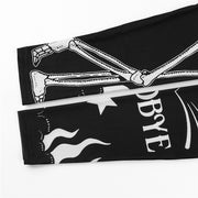 Personalized Retro Skull Simple Print Casual Ouiji Leggings