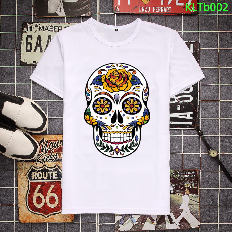 Skull T-Shirt Short Sleeve   *2 Colors