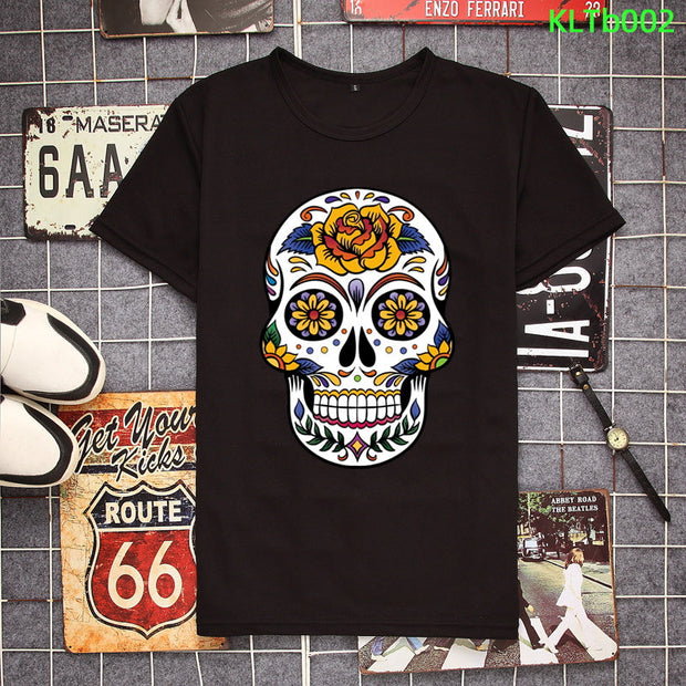 Skull T-Shirt Short Sleeve   *2 Colors