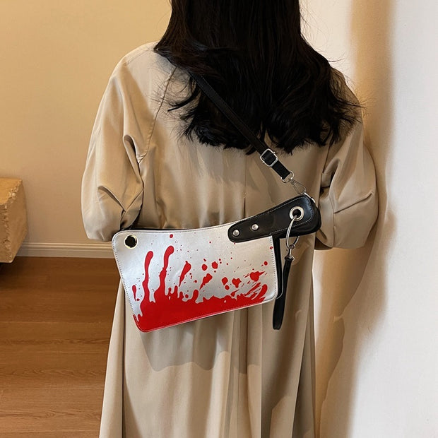 Unique Kitchen Knife "Clever" Handbag Crossbody Bag