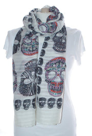 Colorful Skull Scarf