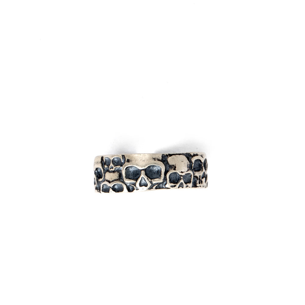 Old-fashioned Sterling Silver Skull Ring