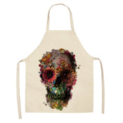 Creative Cotton And Linen Skull Series Apron *26 styles