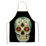 Creative Cotton And Linen Skull Series Apron *26 styles