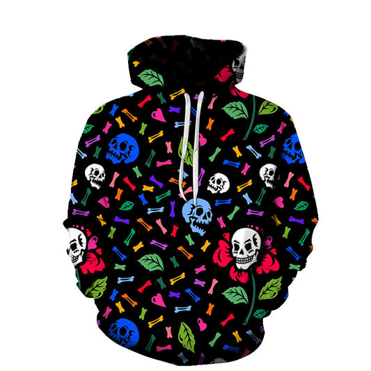 All Year Round 3D Printed Skull Hoodie *4 styles