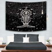 Skull Hanging Painting Bedroom Wall tapestries'