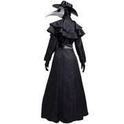 Medieval Steam Punk Plague Doctor Costume Beak Crow Long Mouth Mask