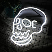 Halloween and any time Decor LED Neon Skull night light