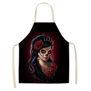 Creative Cotton And Linen Skull Series Apron *26 styles