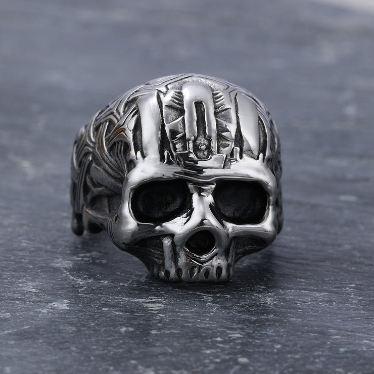 Skull Shaped Men's Titanium Steel Ring