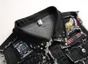 Embroidered cowboys with skulls