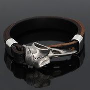 Viking Bracelet Pirate Crow Skull Bracelet