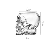Halloween Inspired Skull-shaped Whiskey Glass