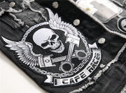 Embroidered cowboys with skulls
