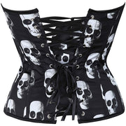 Women's Fashion Simple Skull Printed corset Shapewear