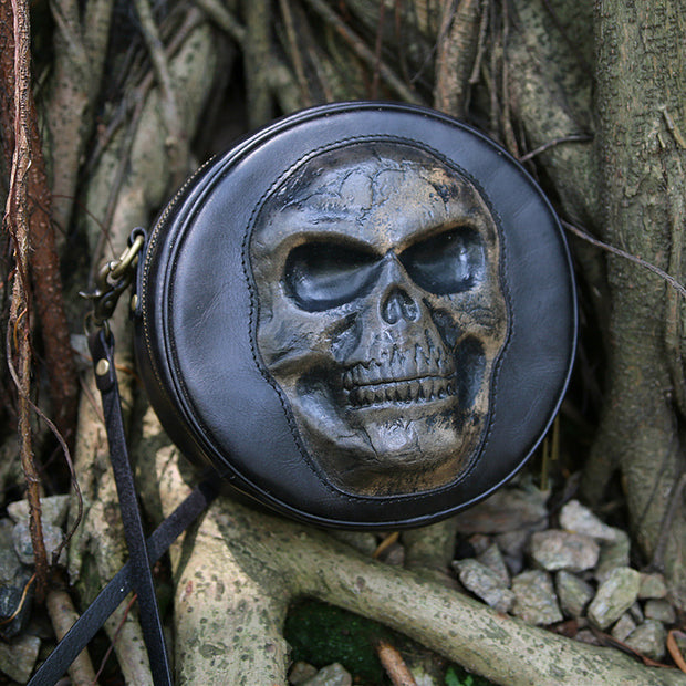 New Skull Genuine Leather Handmade Bag