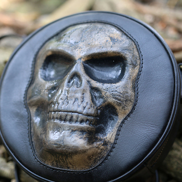 New Skull Genuine Leather Handmade Bag