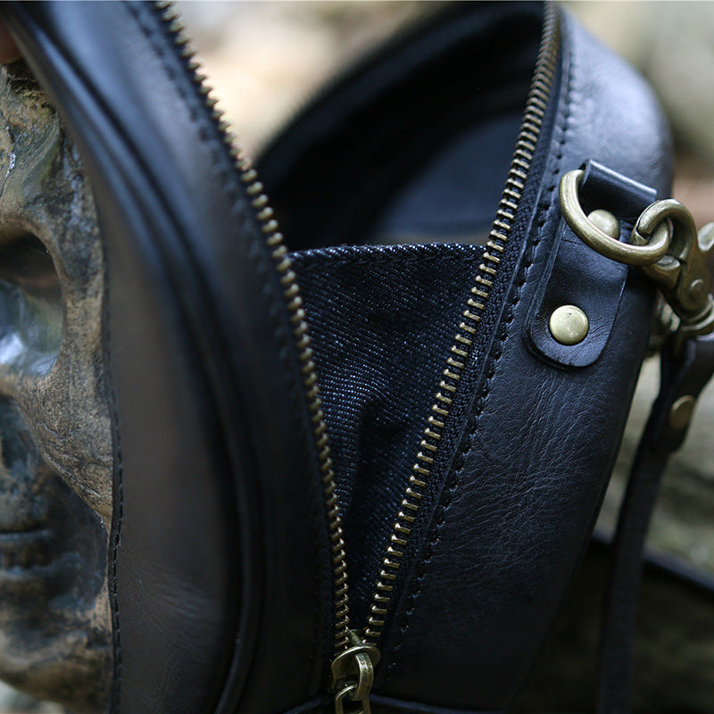 New Skull Genuine Leather Handmade Bag